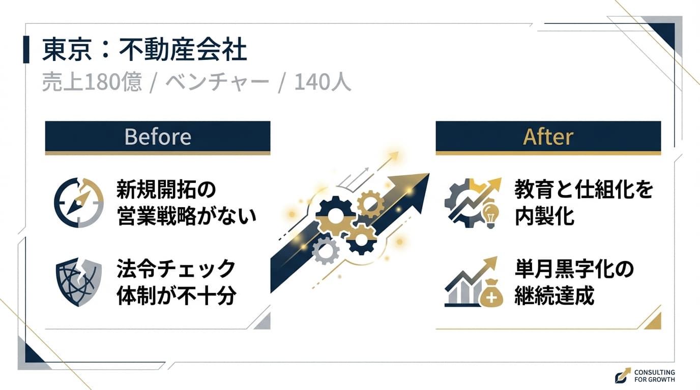 不動産会社の事例