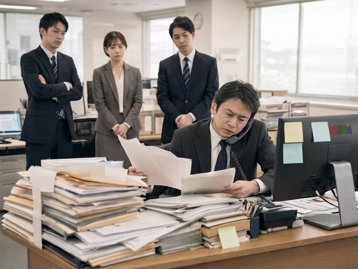 上司が
全部やってしまう